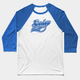 Vintage Dodge Pick-Up Art (Blue) Baseball T-Shirt